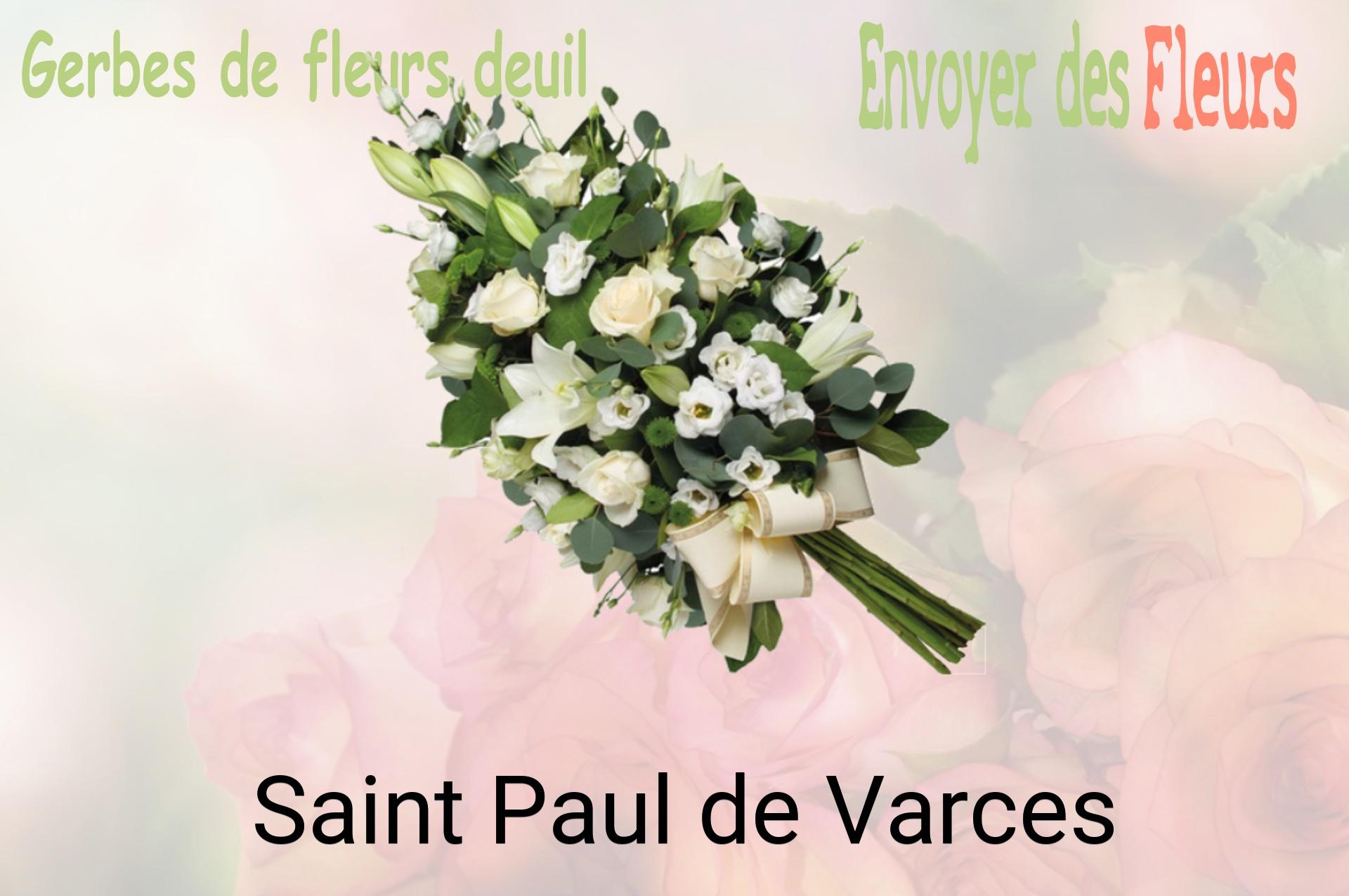 Gerbe de fleurs de deuil livrée à Saint-Paul-de-Varces